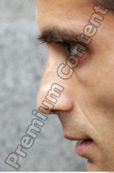 Nose Head Man Slim Athletic Street photo references